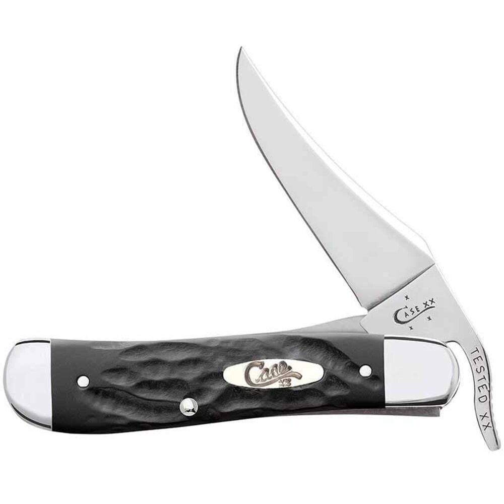 image of Rough Black Synthetic RussLock Knife