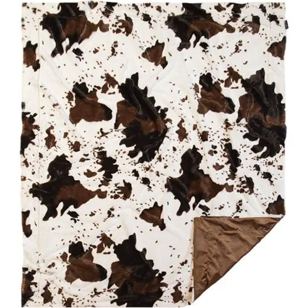 image of Cowhide Faux Fur Throw