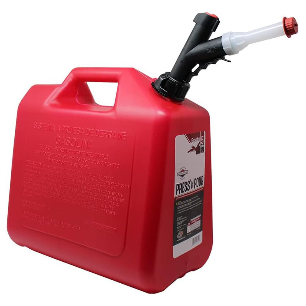 image of 5 gal Red Press 'N Pour Gas Can