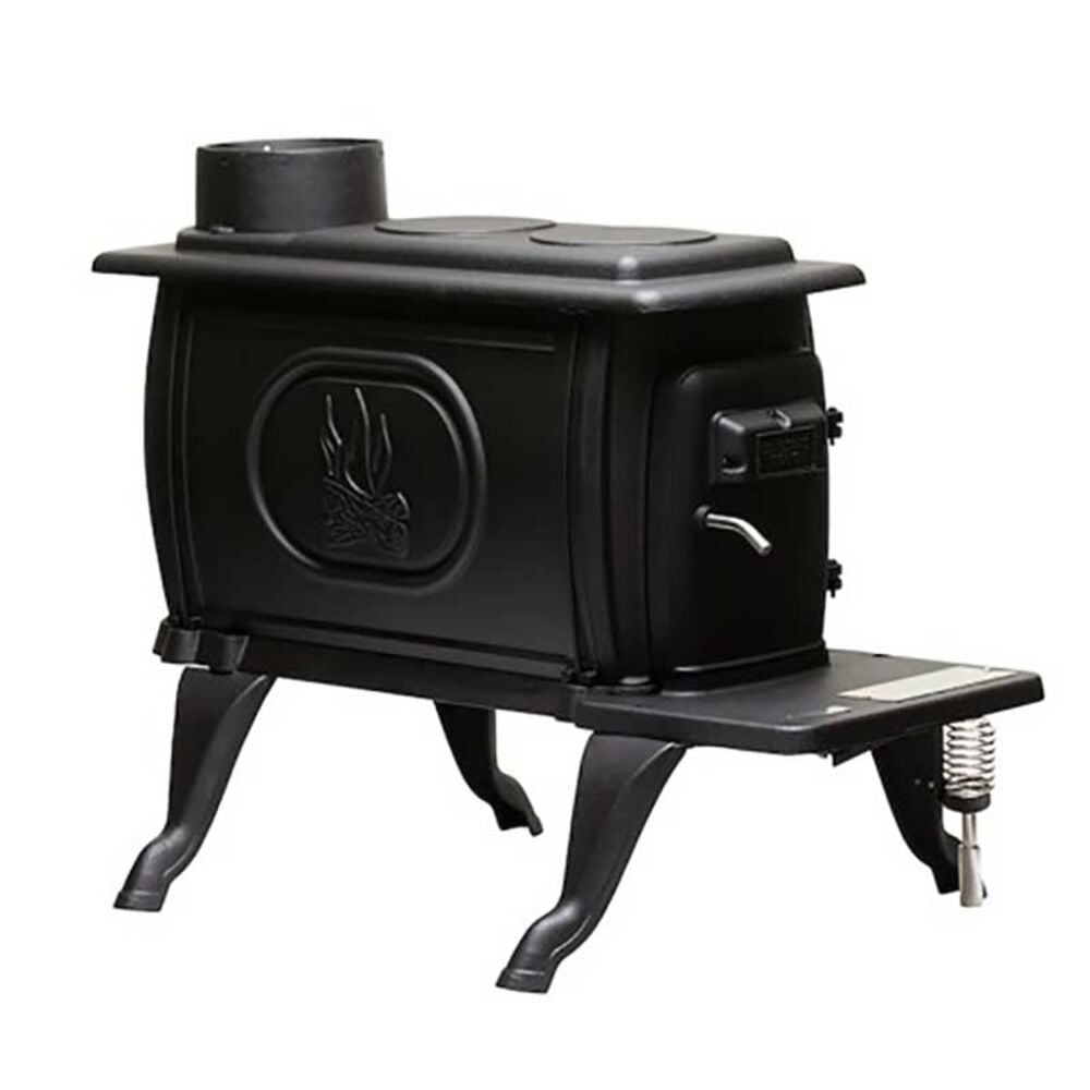 image of US Stove 900 Sq Ft Log Wood Stove