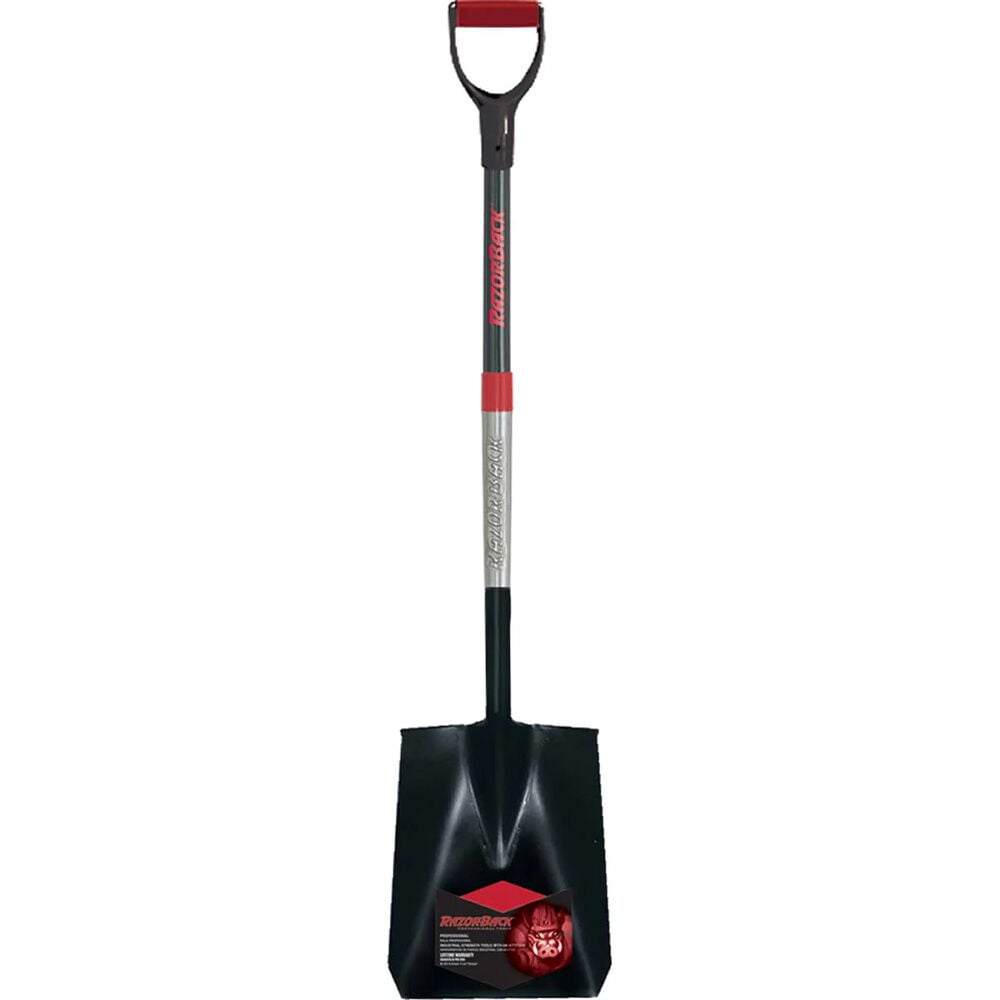 image of 44 in Fiberglass D-Handle Square Point Shovel