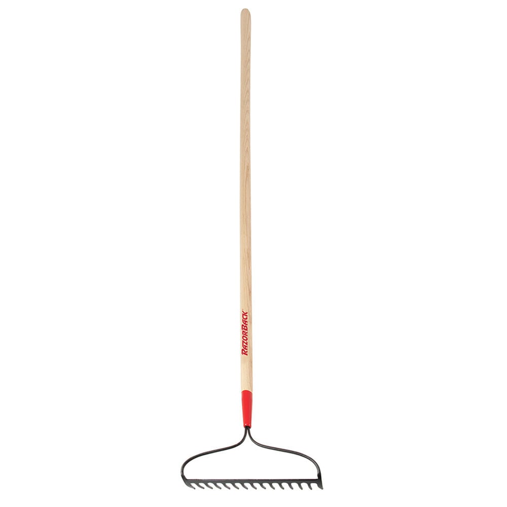image of 15 Tine Bow Rake with Wood Handle