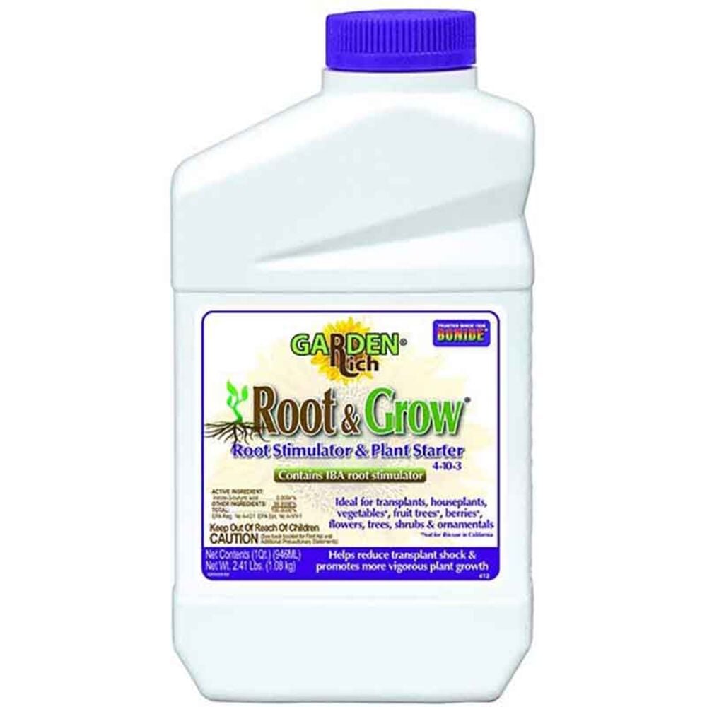image of Garden Rich Root & Grow Root Stimulator & Plant Starter, 4-10-3, 1 qt