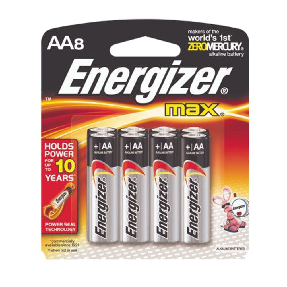 image of Max Alkaline AA Batteries, 8 pack