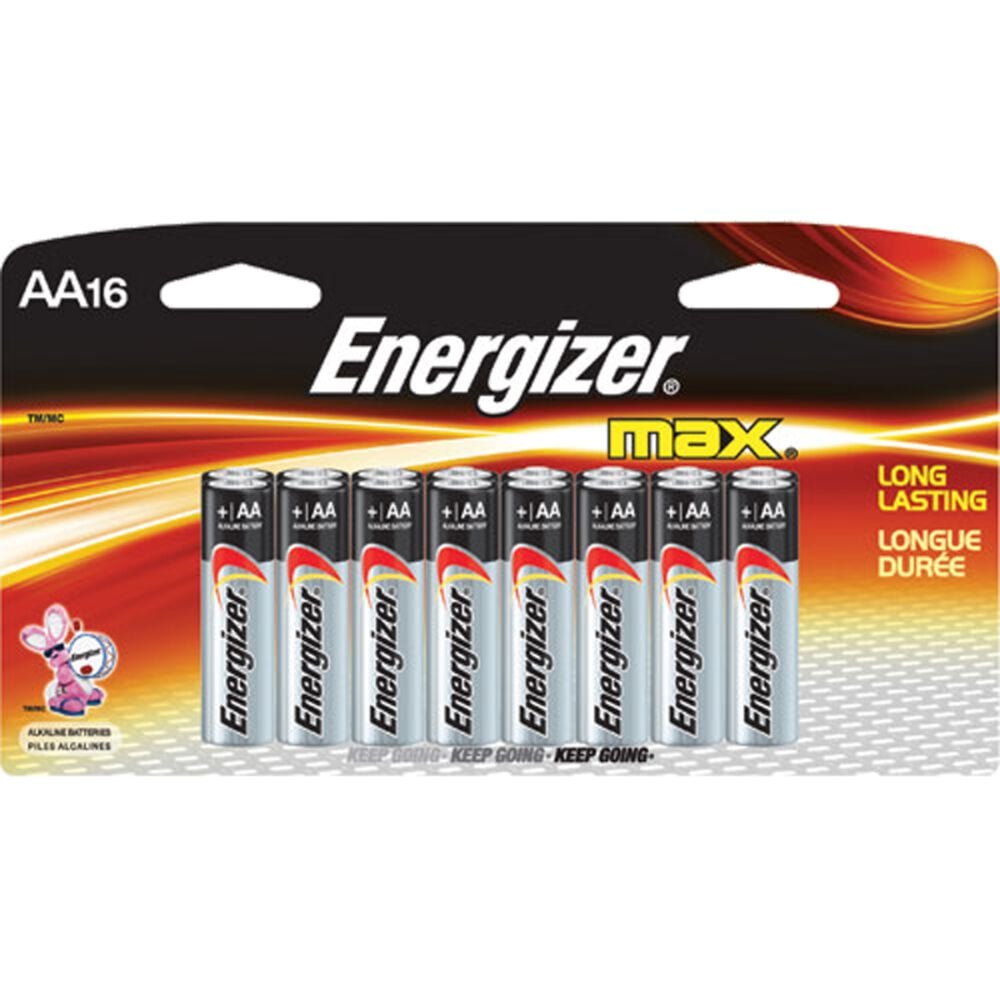image of Max Alkaline AA Batteries, 16 pack