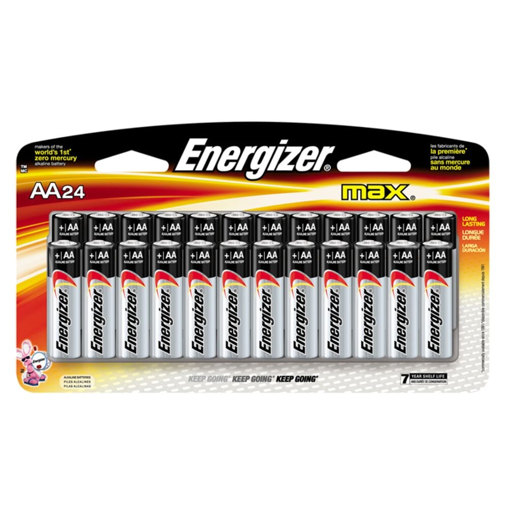 image of Max Alkaline AA Batteries, 24 pack