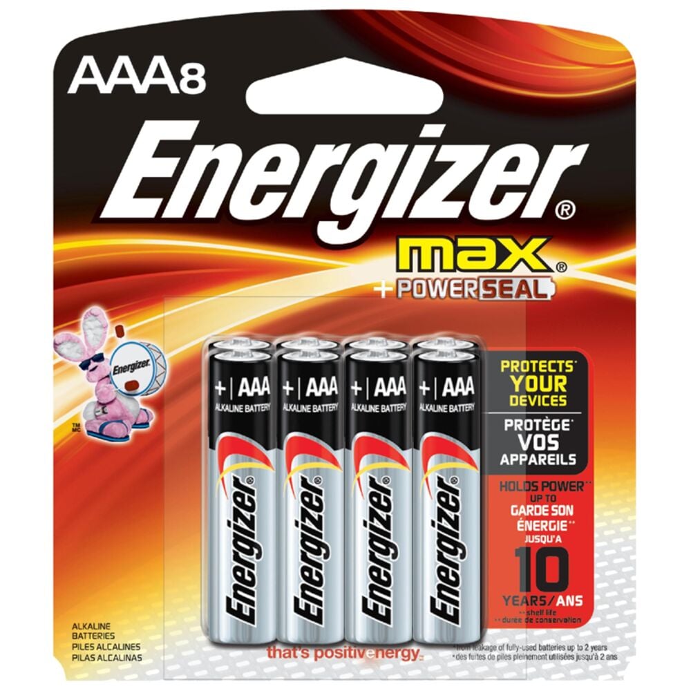 image of Max Alkaline AAA Batteries, 8 pack