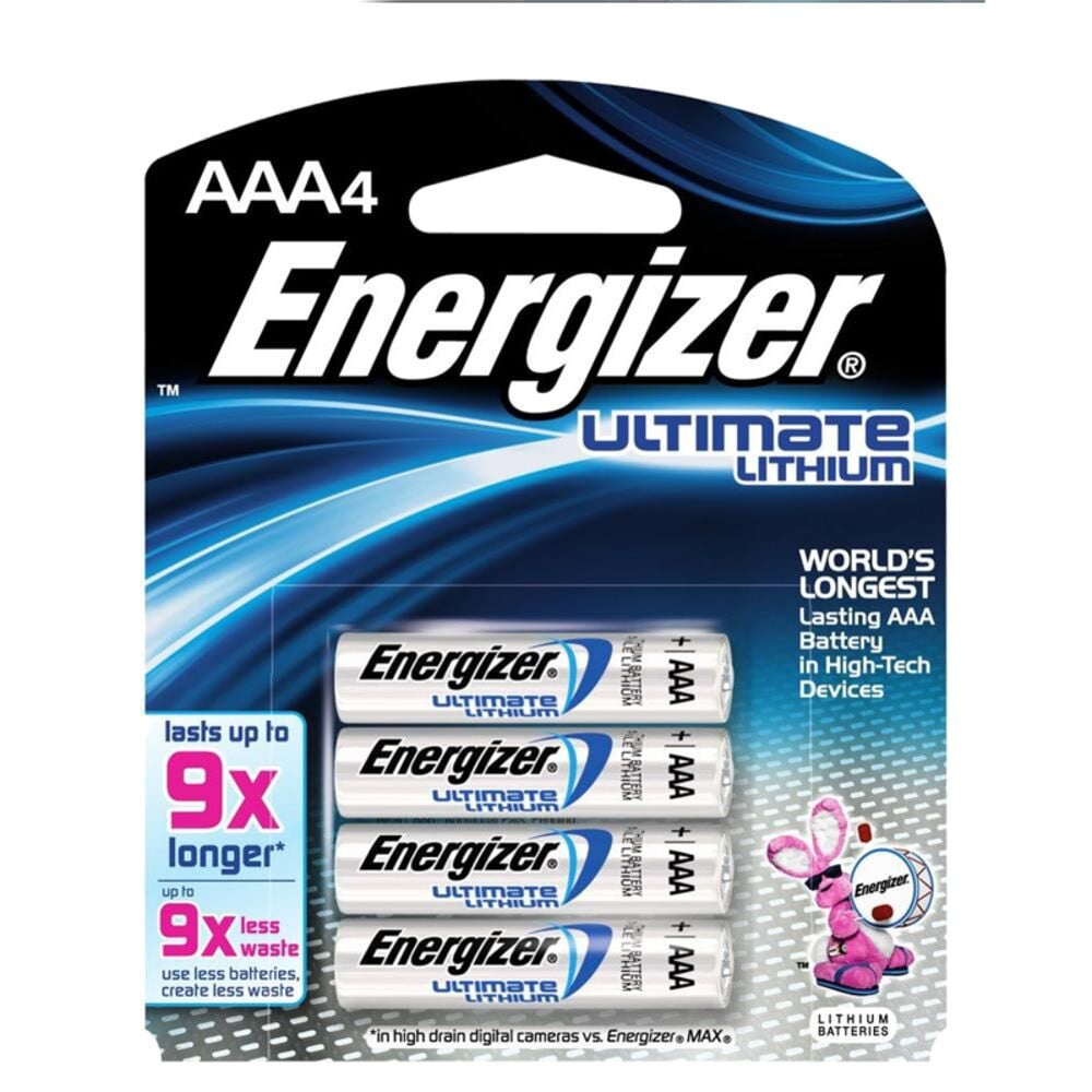 image of Ultimate Lithium AAA Batteries, 4 pack