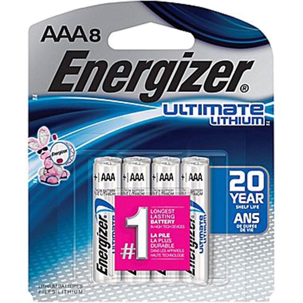 image of Ultimate Lithium AAA Batteries, 8 pack