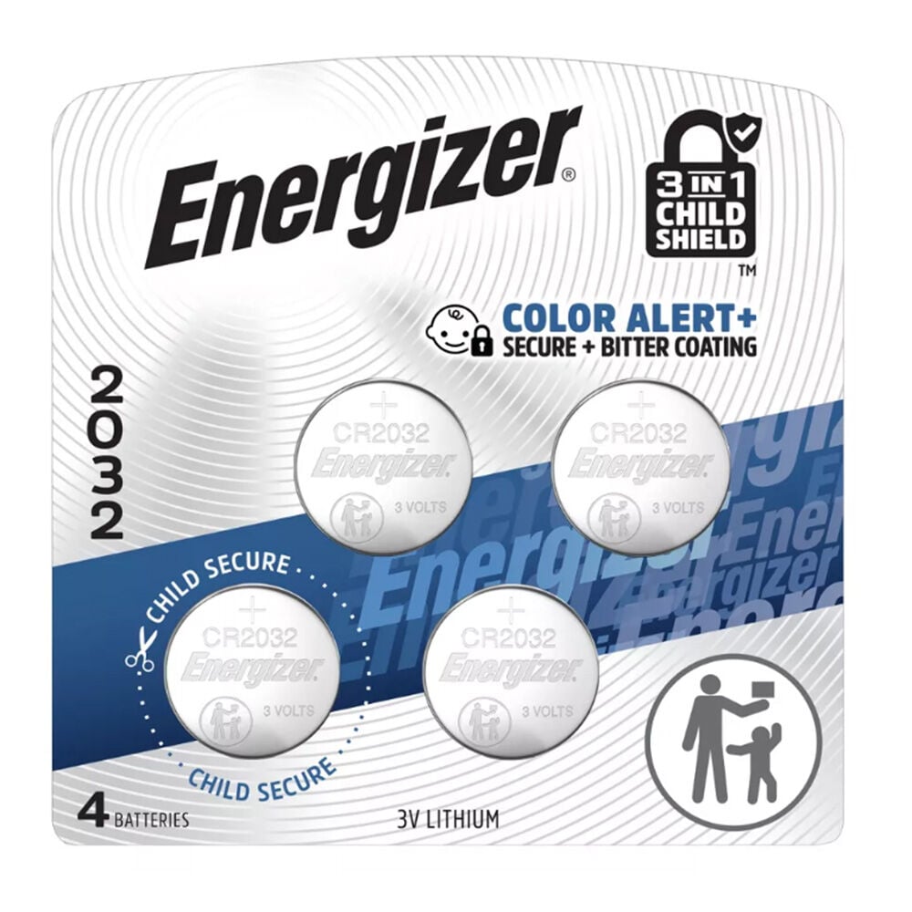 image of Lithium 2032 Coin Batteries, 4 pk