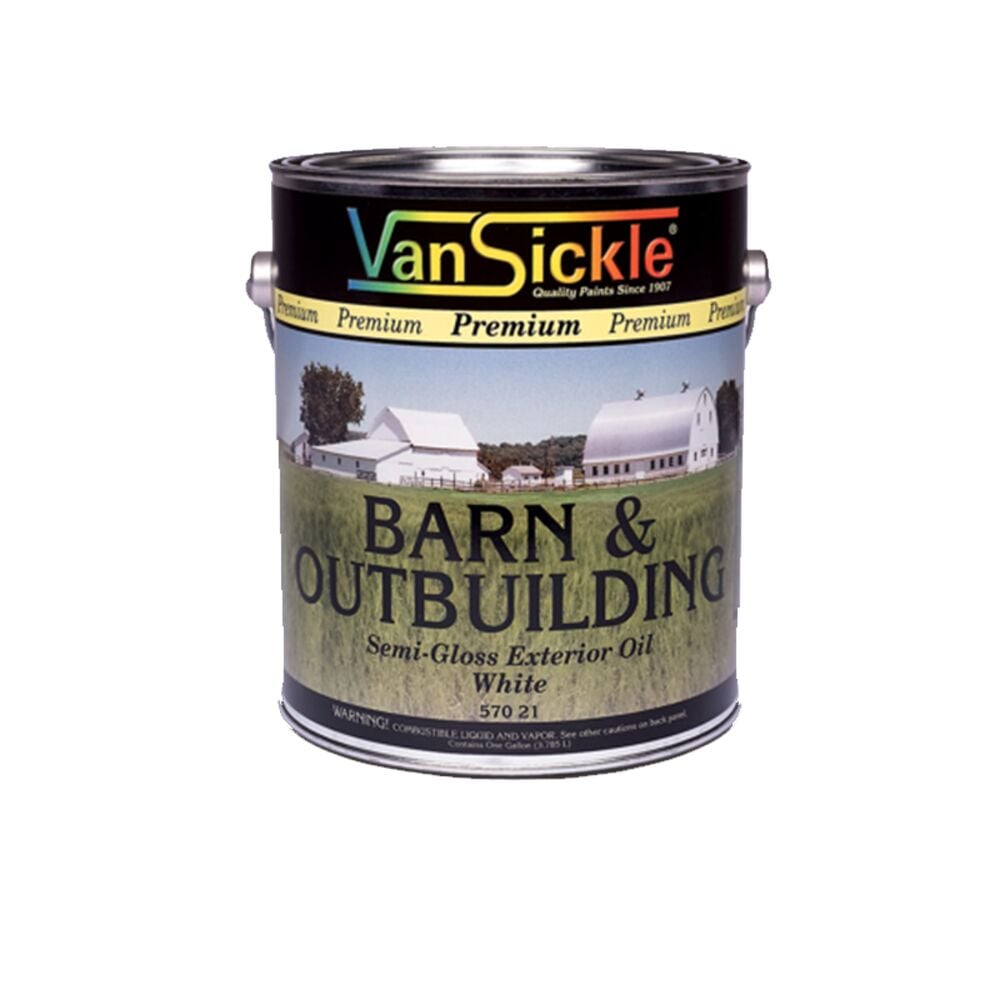 image of Barn Paint, White, 1 gallon