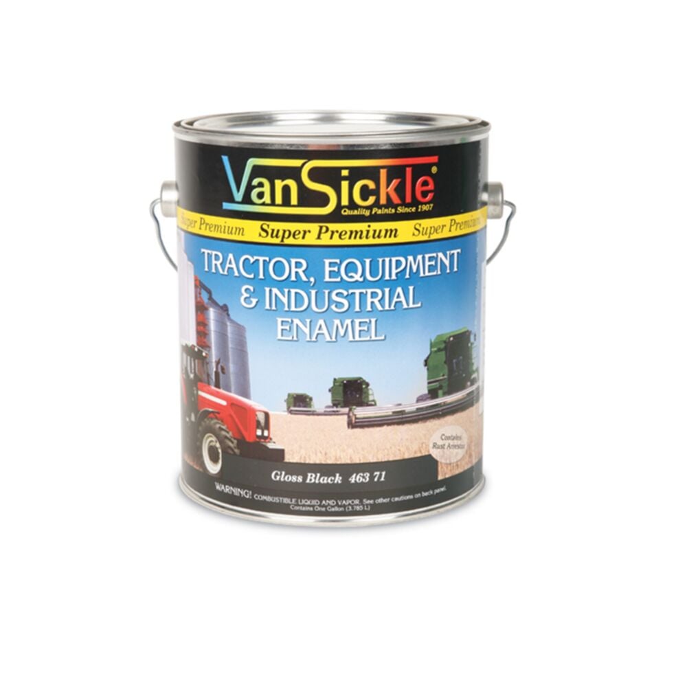 image of Tractor Enamel, Black Gloss, 1 gallon