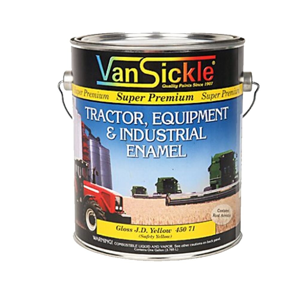 image of Tractor Enamel, John Deere Yellow Gloss, 1 gallon