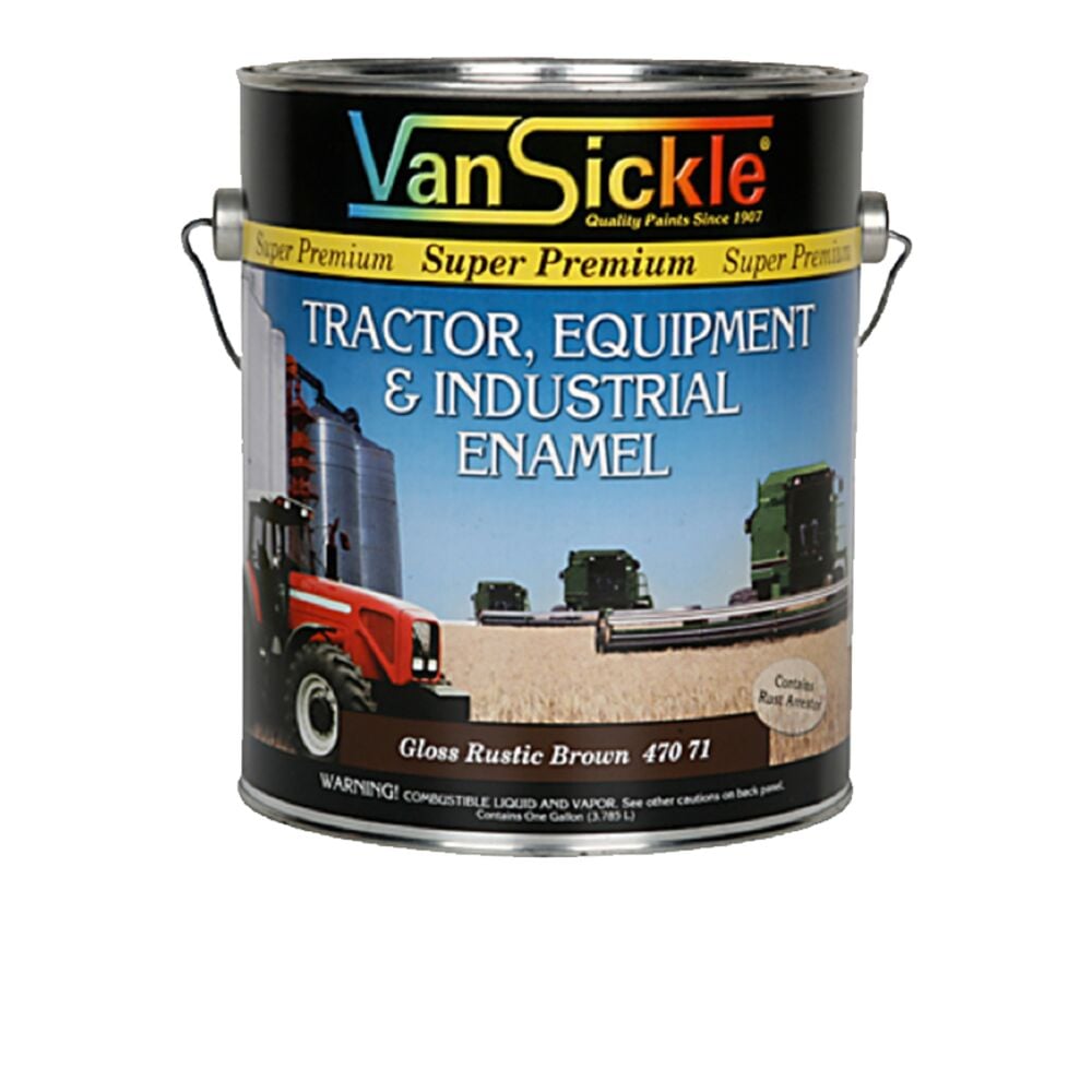 image of Tractor Enamel, Rustic Brown Gloss, 1 gallon