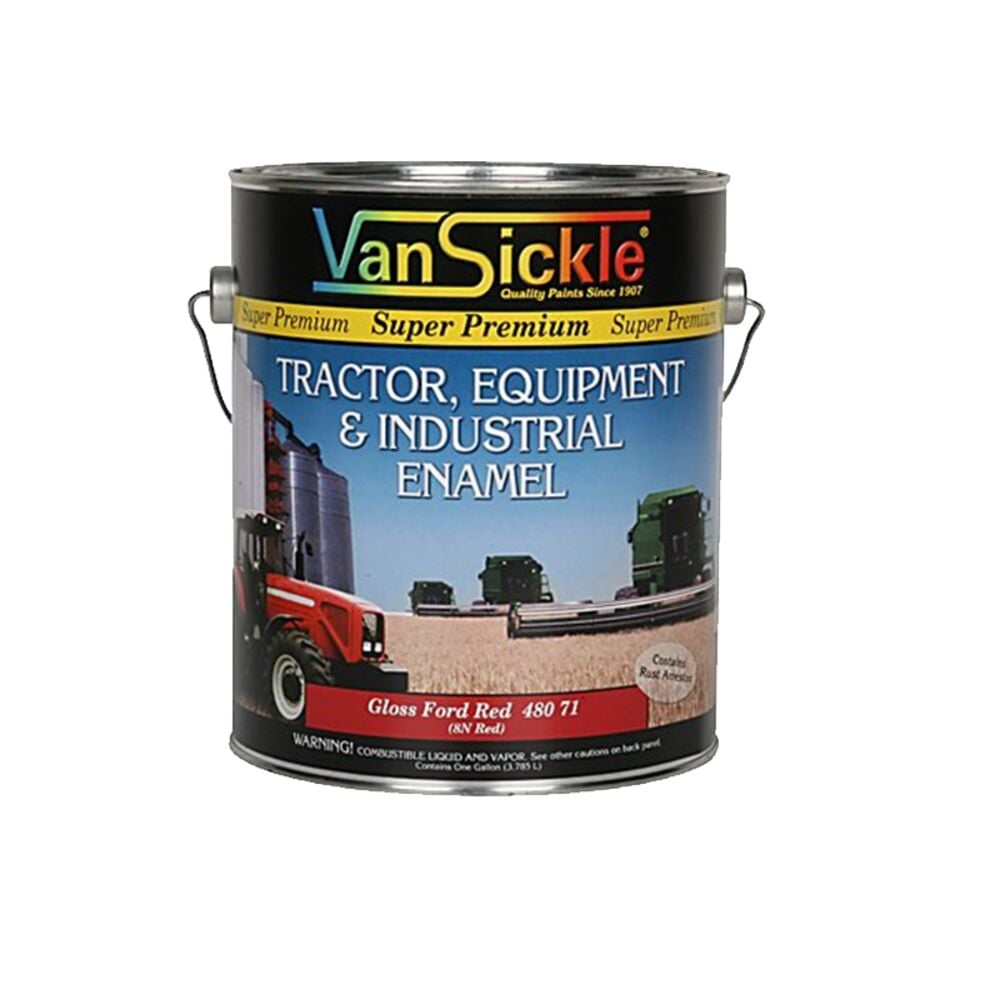 image of Tractor Enamel, Ford Red Gloss, 1 gallon