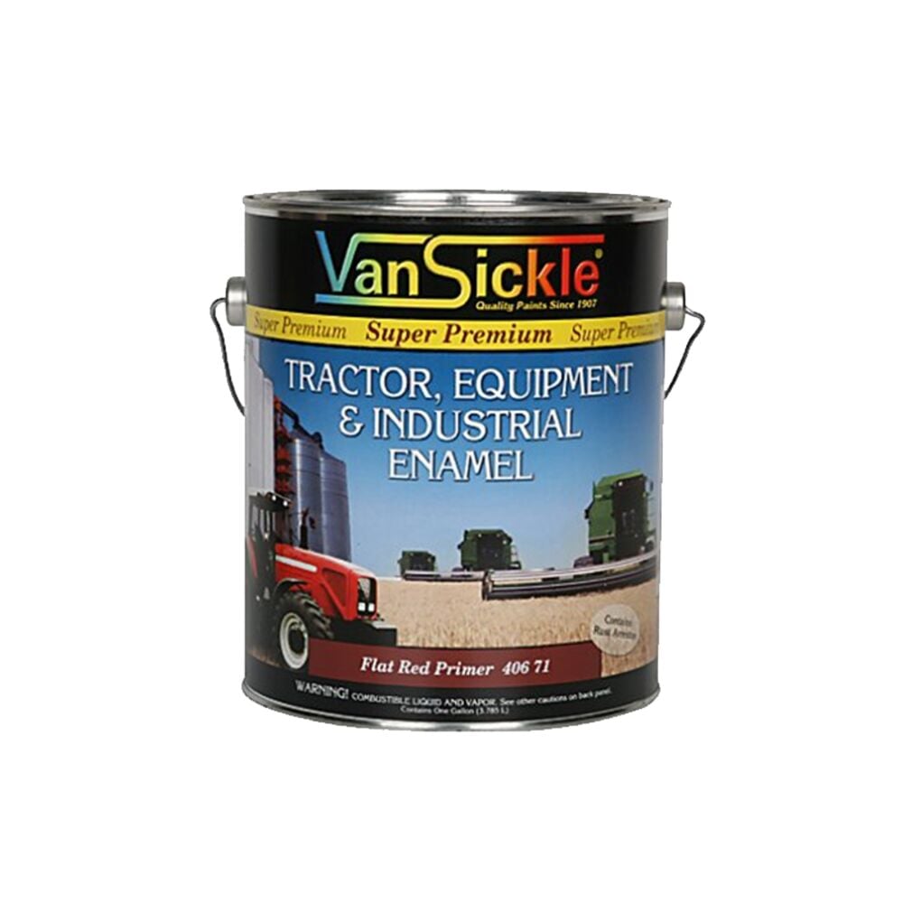 image of Tractor Equipment/Industrial Enamel Primer, Red, 1 gallon
