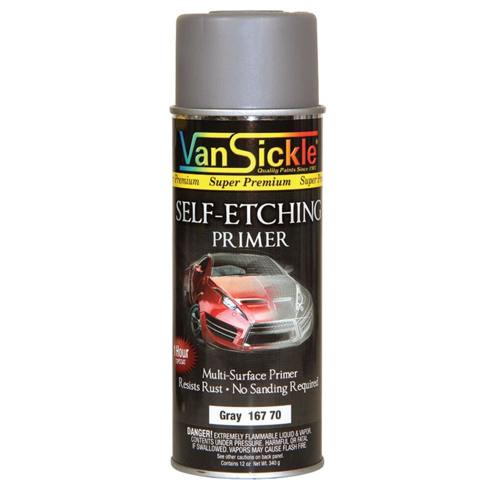 image of Self-Etching Primer, Spray, Gray