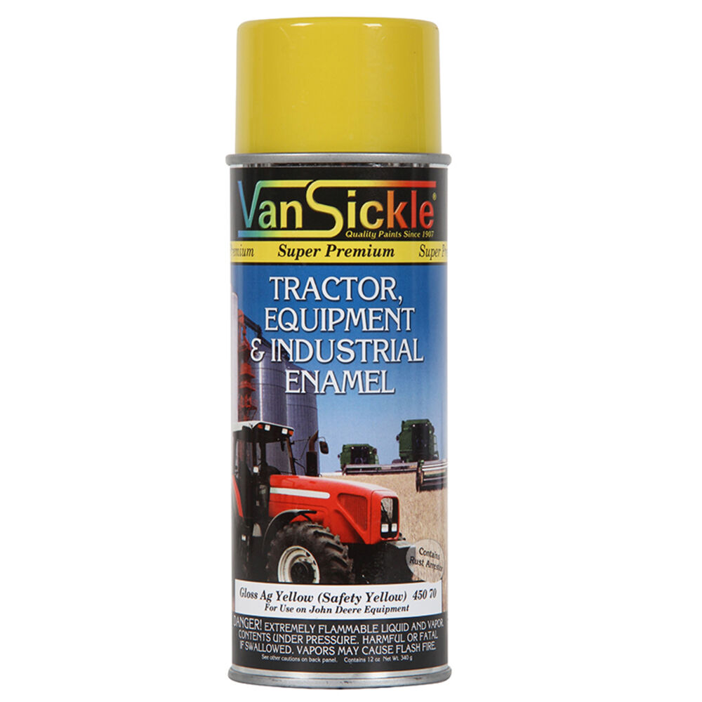 image of Spray Paint, Gloss Ag Yellow (Safety Yellow)
