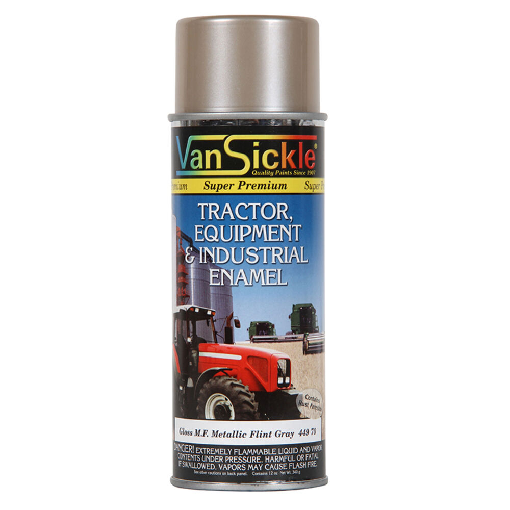 image of Spray Paint, Gloss M.F. Metallic Flint Gray