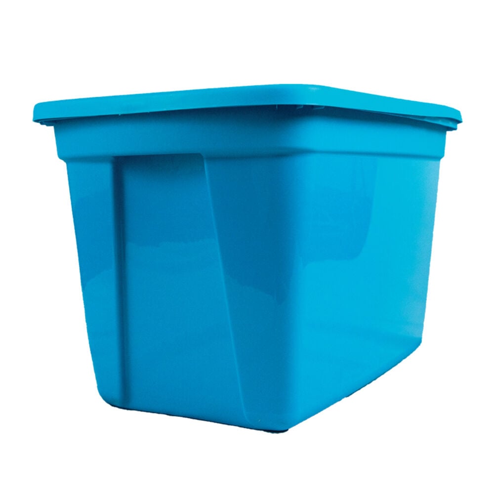 image of Plastic 18 Gallon Tote with Standard Snap Lid