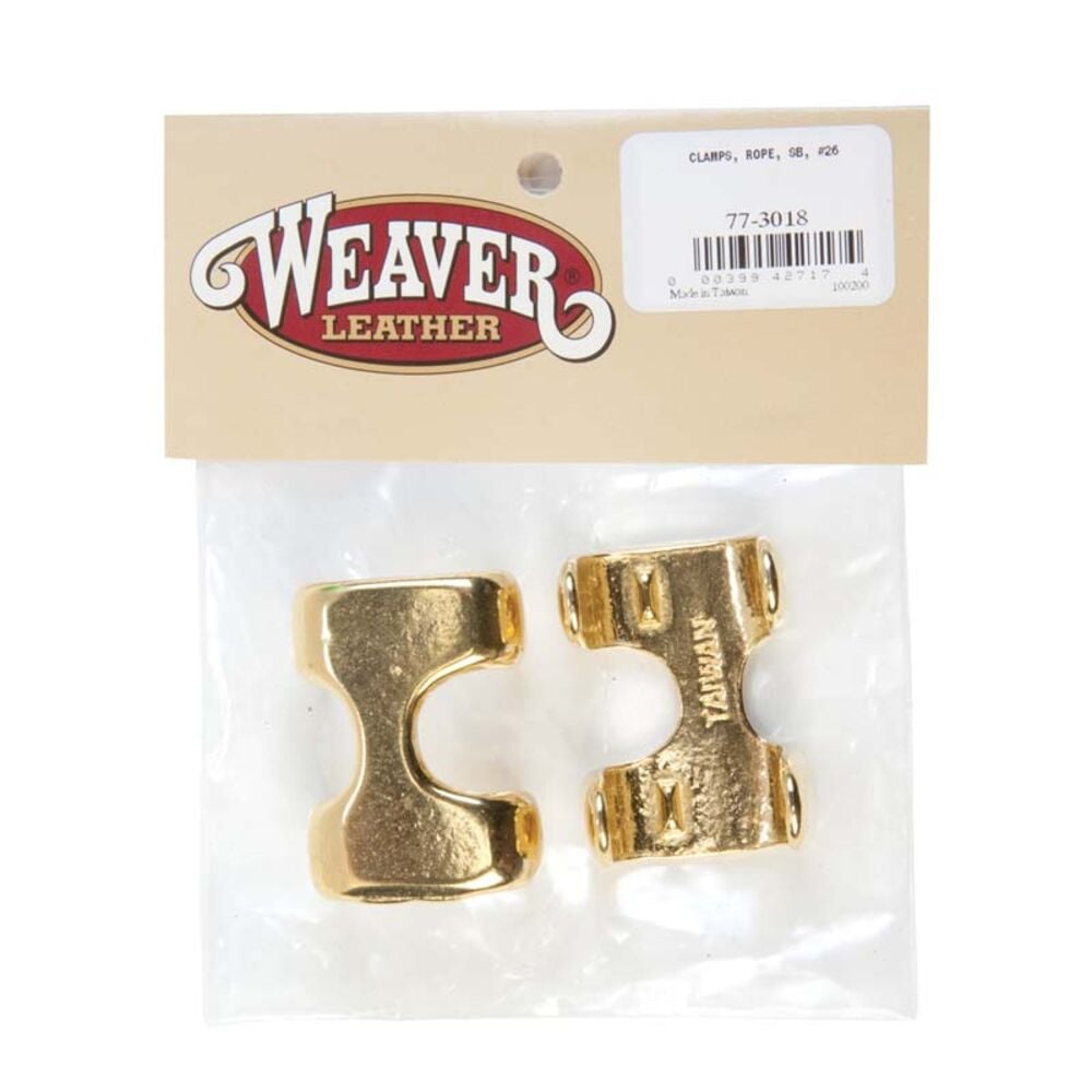 image of Bagged 26 Rope Clamps- Solid Brass