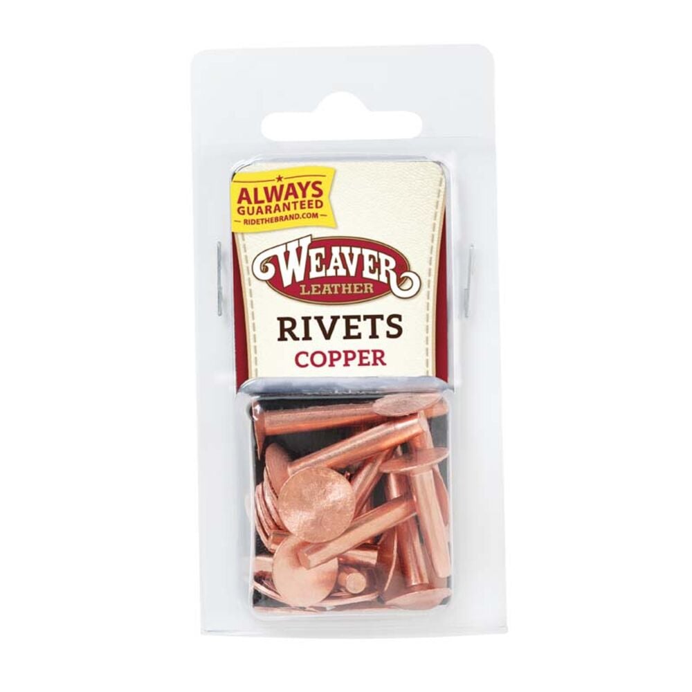 image of Assorted Copper Rivets and Burrs- #9