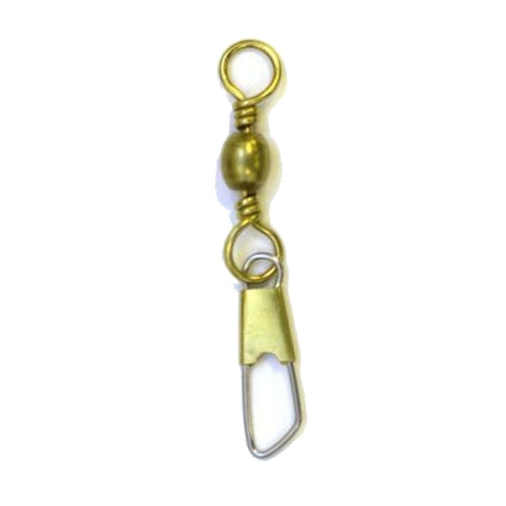 image of Snap Swivel, Brass, 12, 12 count