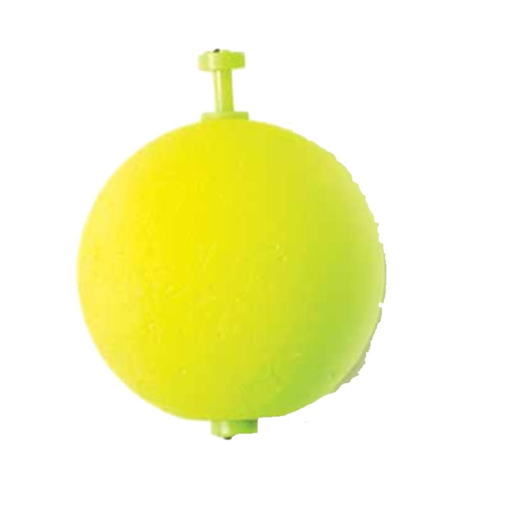 image of Round Foam Float, Chartreuse, 1 in