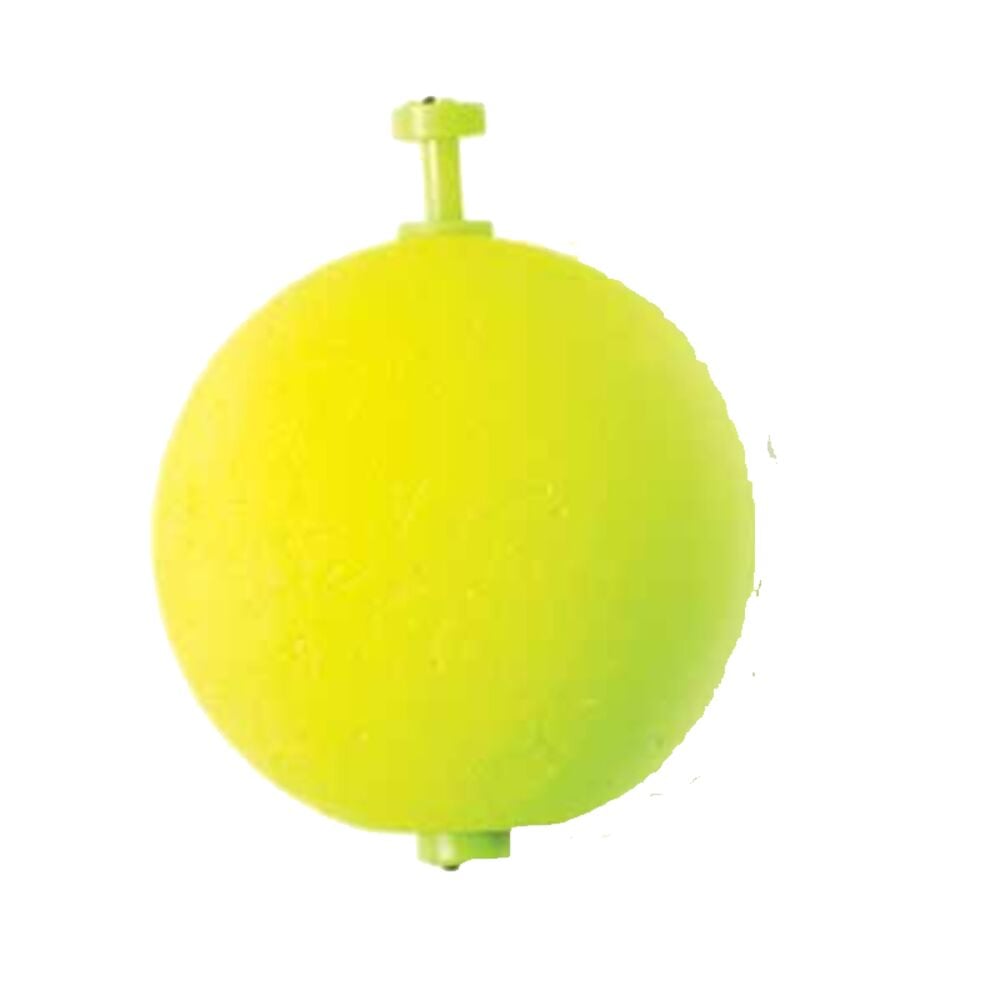 image of Round Foam Float, Chartreuse, 2 in