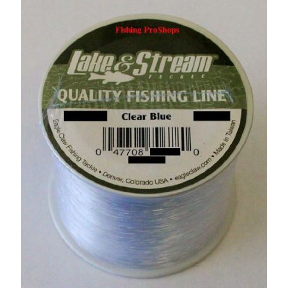 image of Monofilament, Clear/Blue, 200 yards, 30 lbs