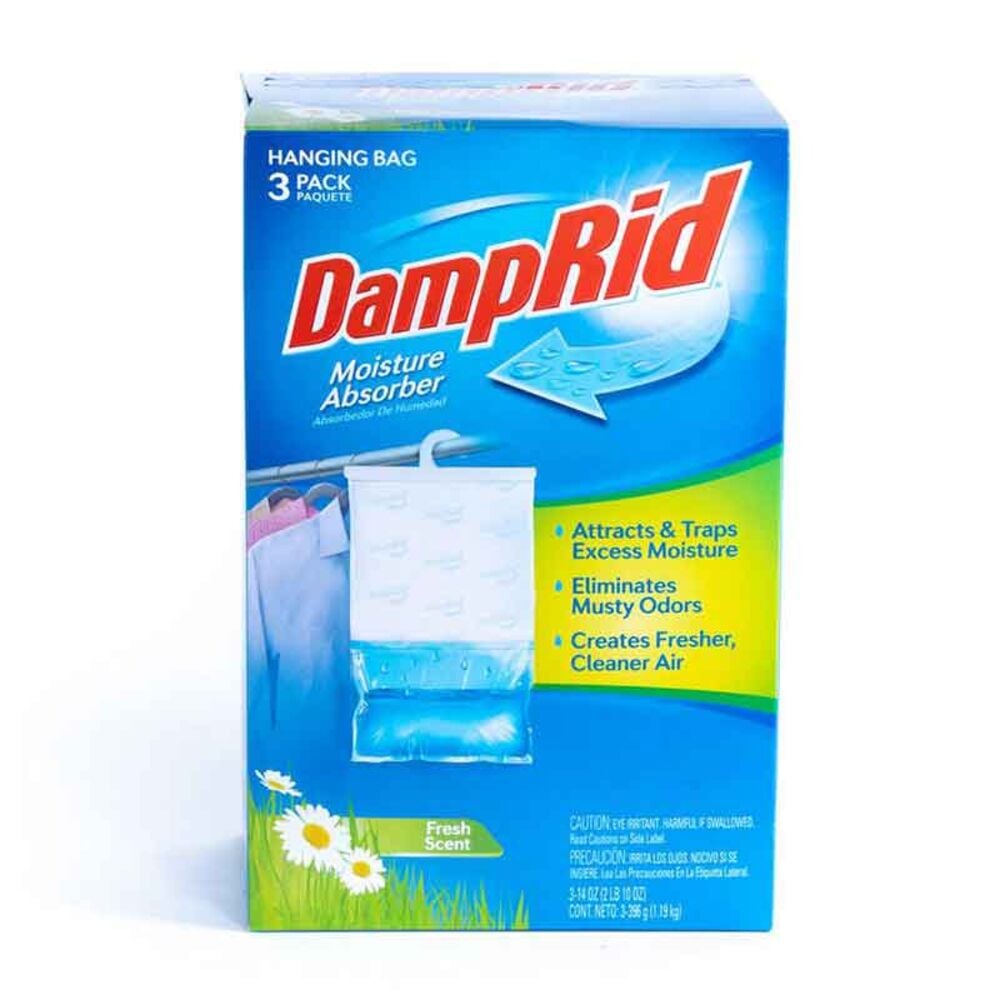 image of Fresh Scent Hanging Moisture Absorber, 14 oz, 3 pack