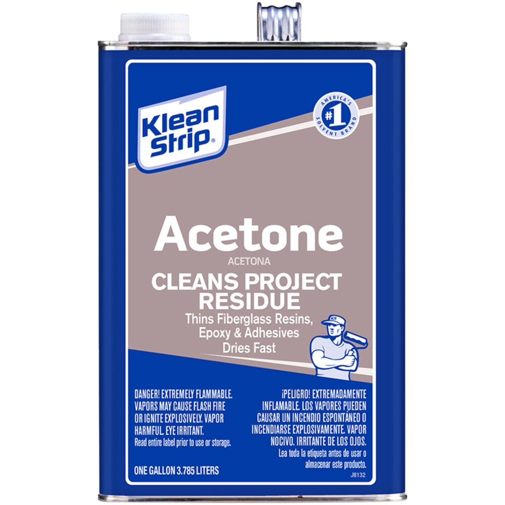 image of Cleans Project Residue Acetone, 1 Gallon