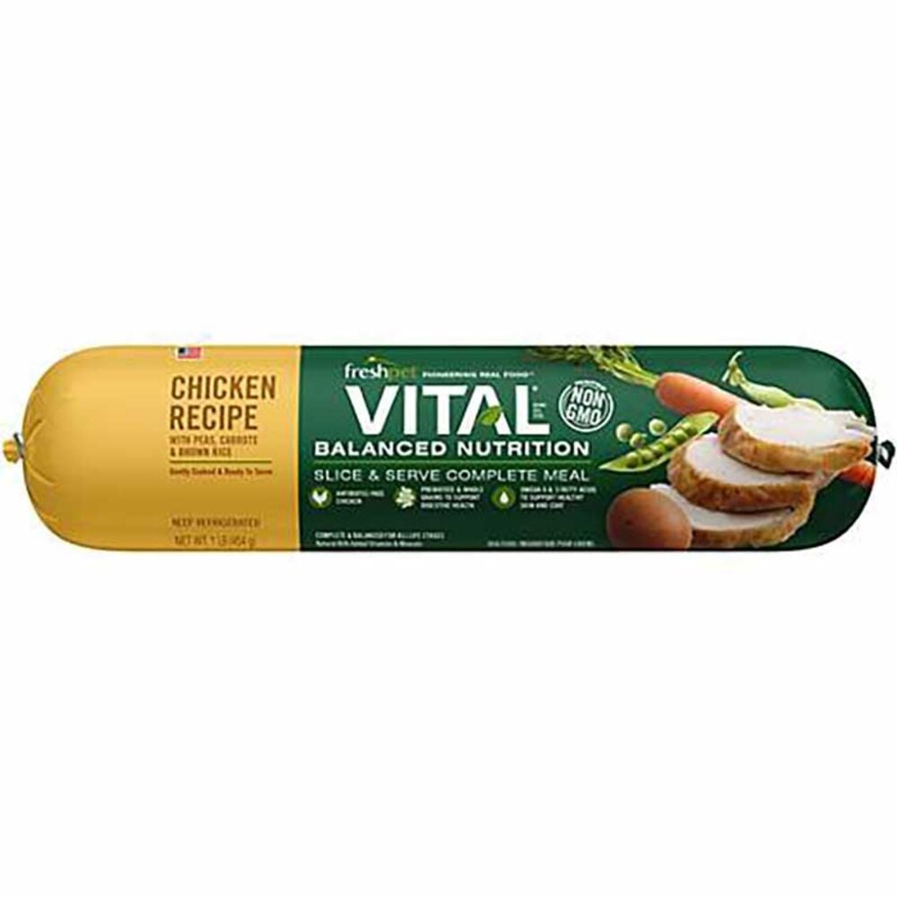 image of Vital Balanced Nutrition Chicken and Whole Grain Fresh Dog Food, 1 lbs