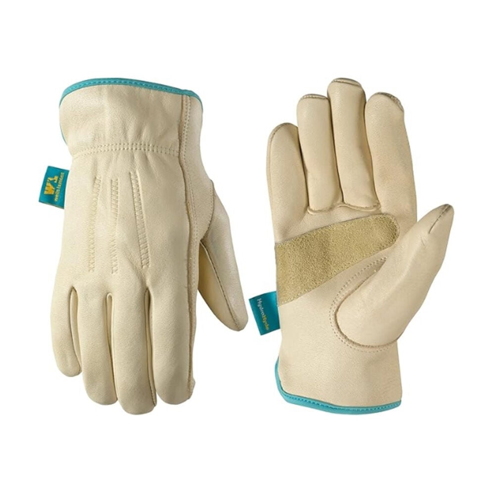 image of Women's Water-Resistant Leather Work Gloves, Yardwork, DIY, HydraHyde Cowhide