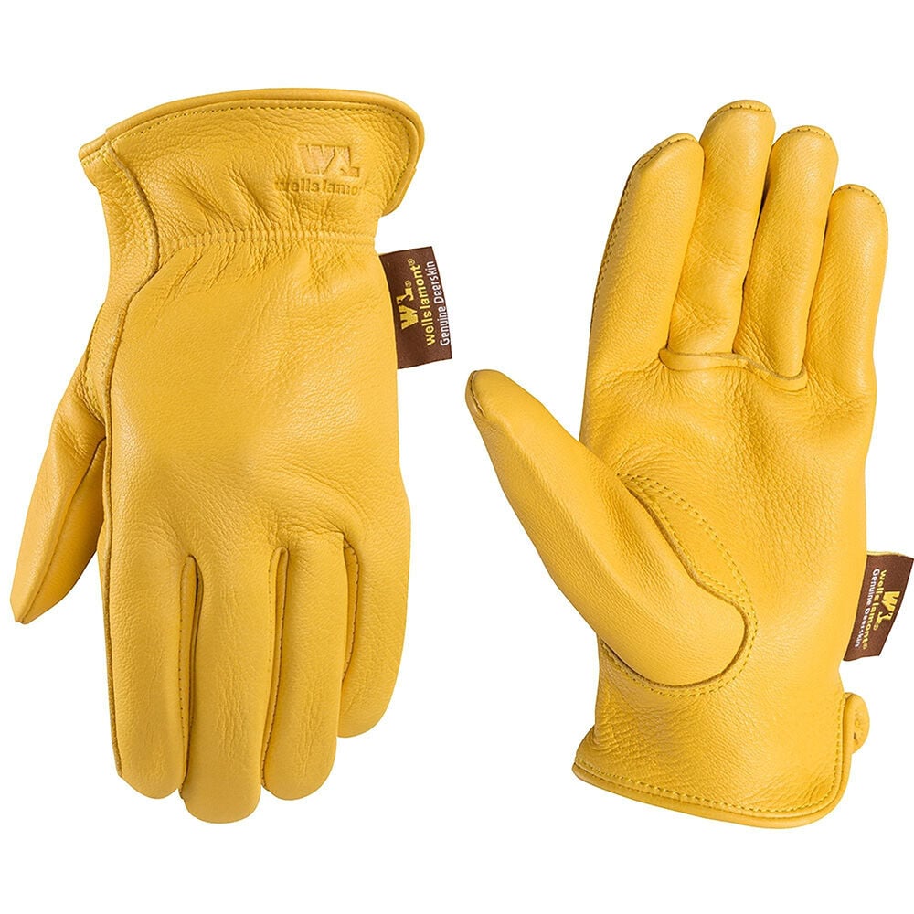 image of Women's Deerskin Leather Elasticized Wrist Gloves