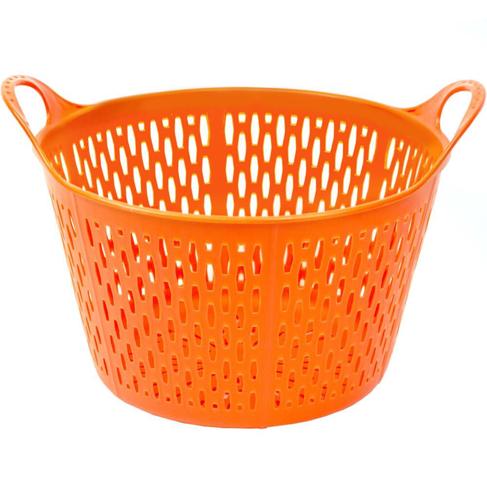 image of Flex Sieve/Colander, Orange, 13 qt

