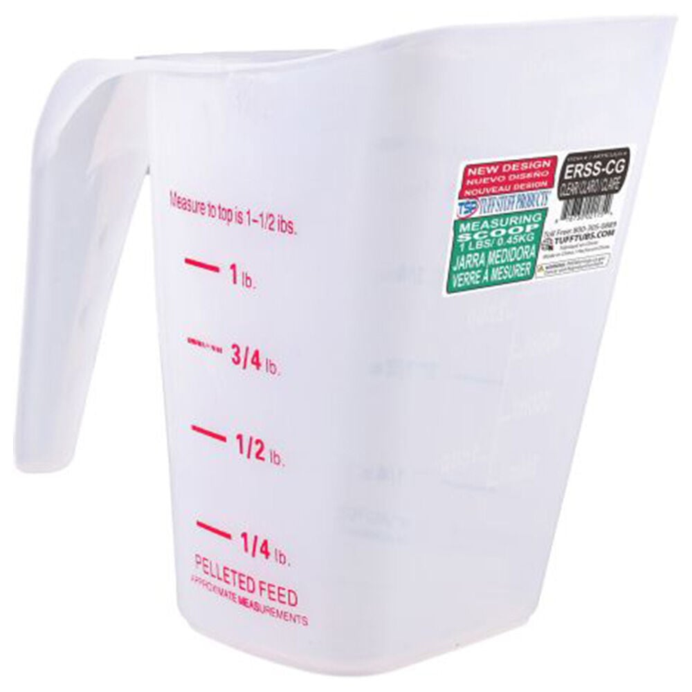 image of Clear Measuring Scoop, 1 lb