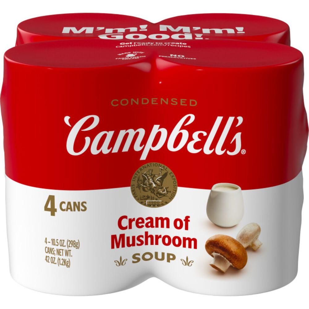 image of Cream of Mushroom Soup, 4 pk