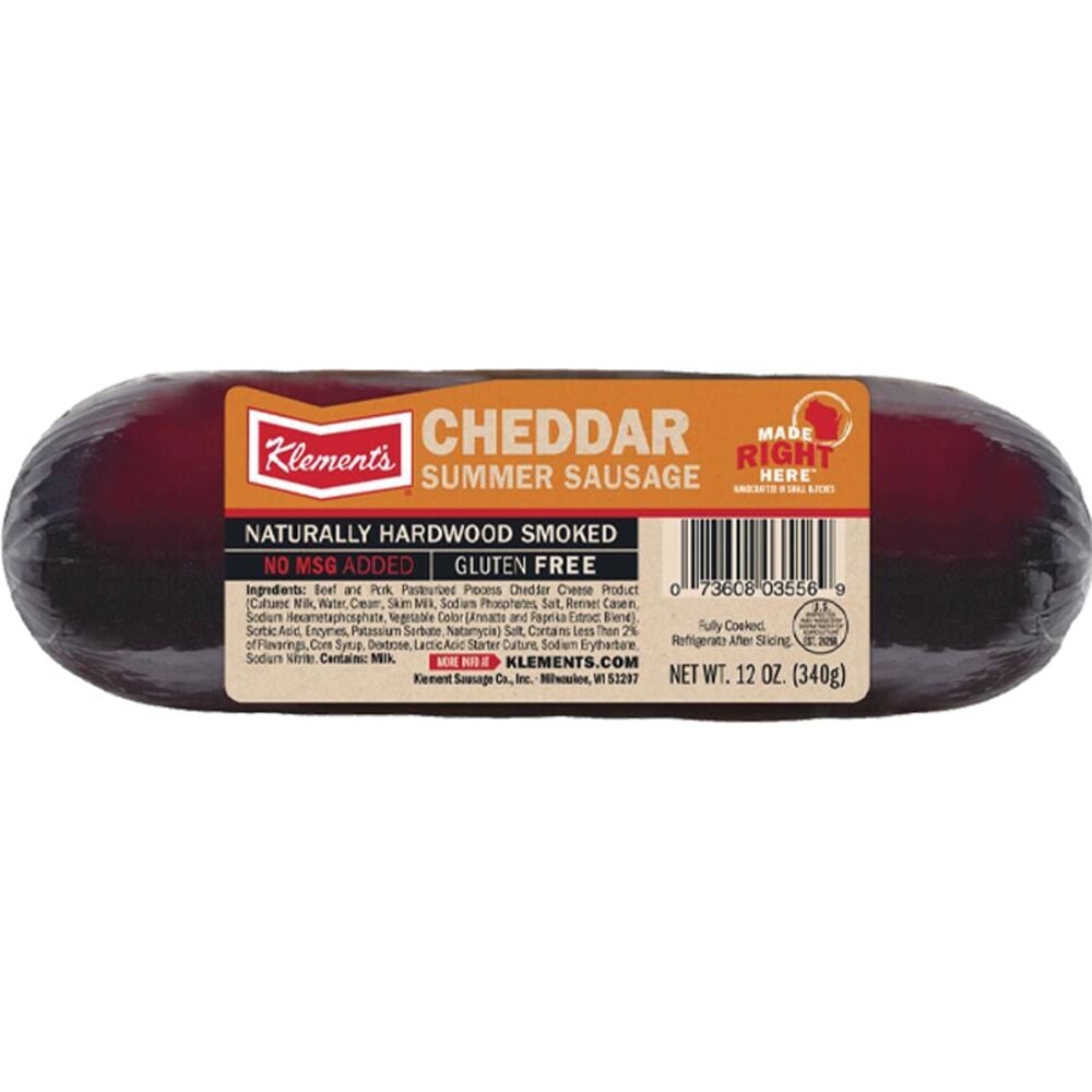 image of Cheddar Summer Sausage, 12 oz