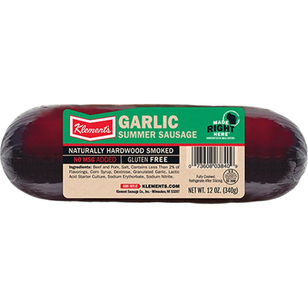 image of Garlic Summer Sausage, 12 oz