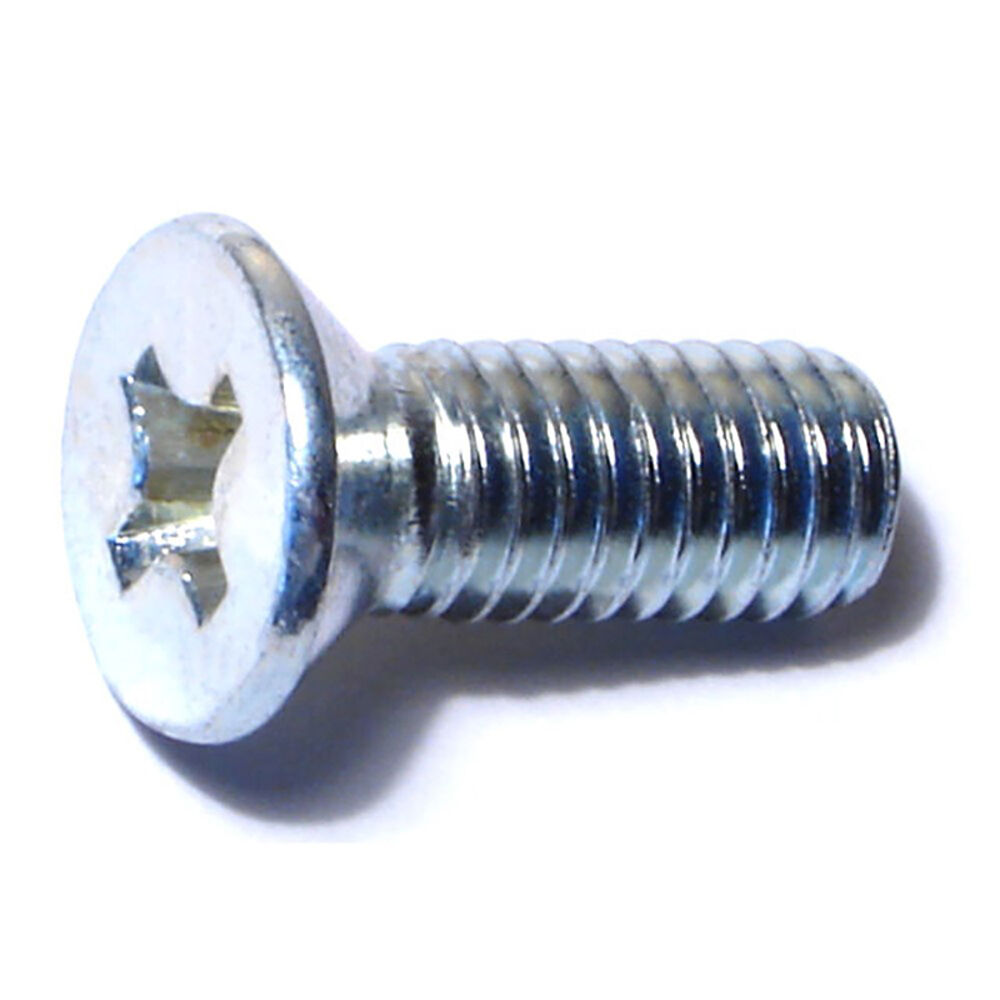 image of 3/8-16 X 1 Phillips Flat Head Machine Screw