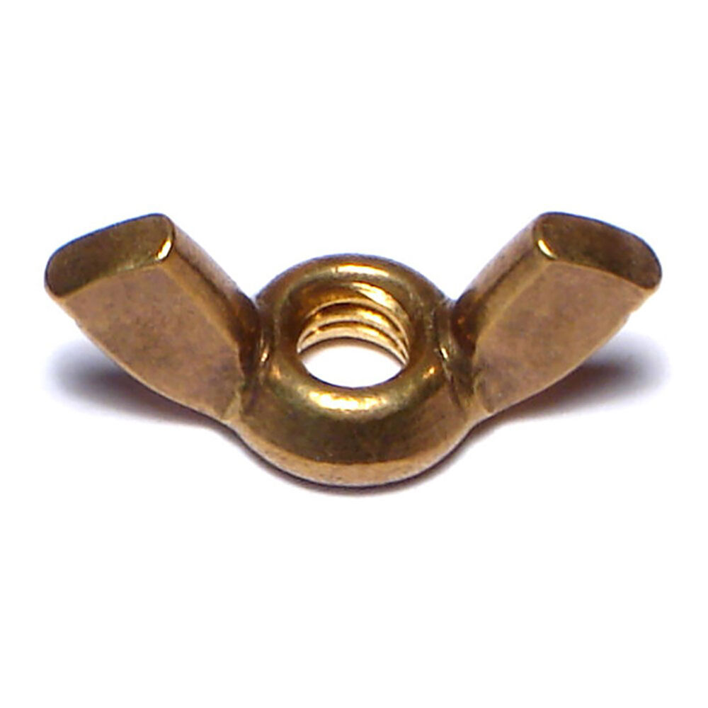 image of 10-24 Cold Forged Wing Nuts Brass - 80327