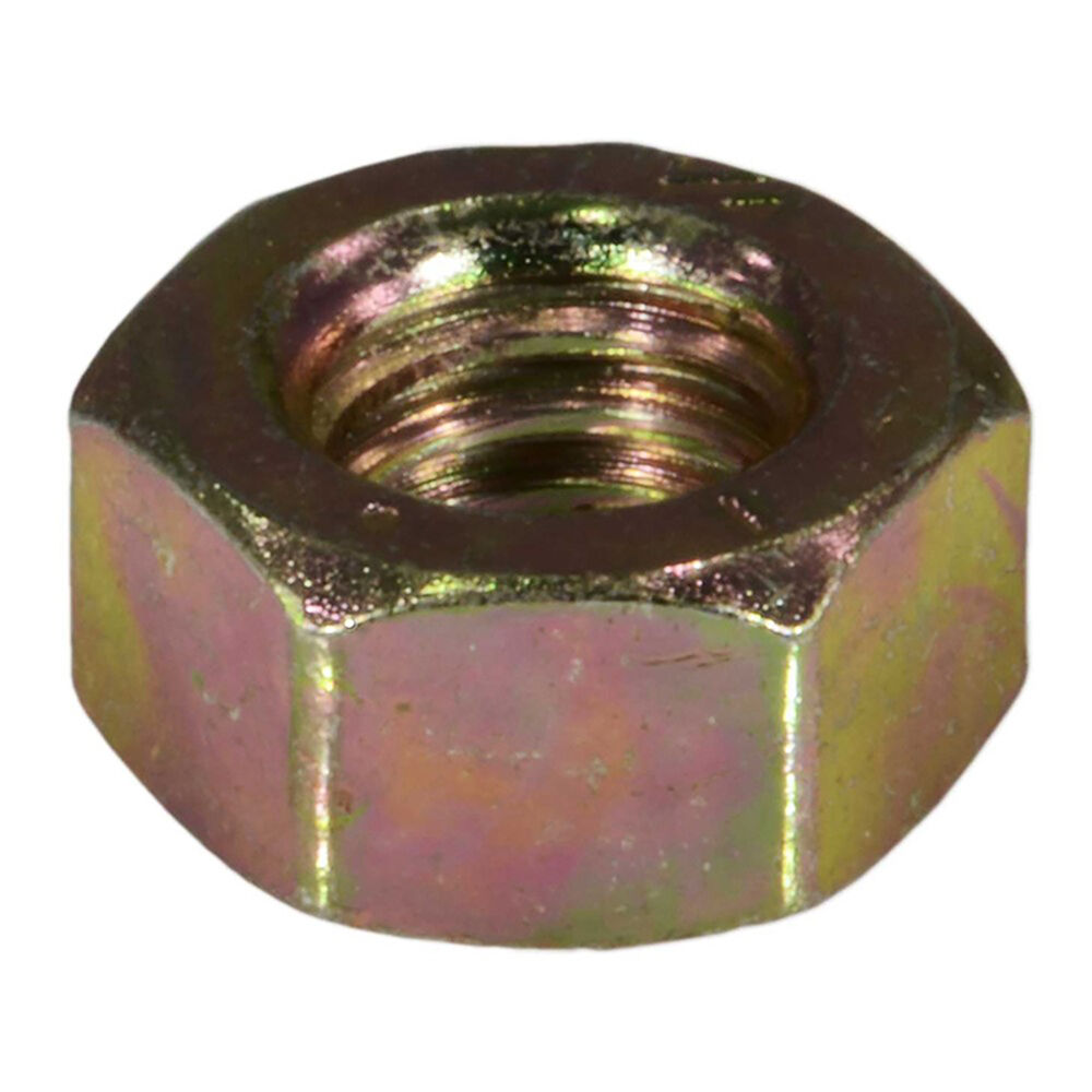 image of 5/16-18 Yellow Zinc Grade 2 Coarse Thread Hex Nut - 1 Count