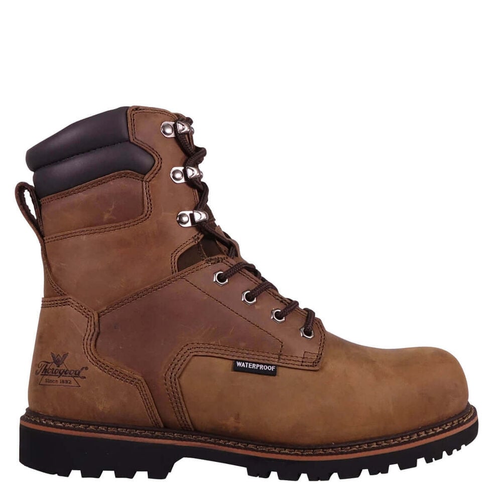 image of Men's V-Series Waterproof/insulated 8 in. Crazyhorse Safety Toe Boot