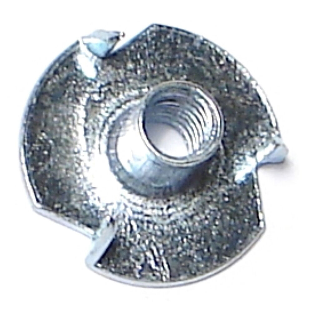 image of #10-24 x 9/32-Inch Zinc 3-Prong Tee Nut - 1 Count