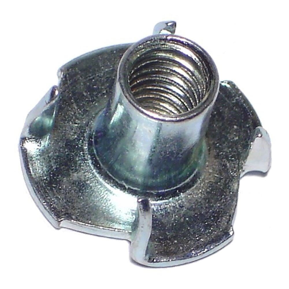 image of 1/4-Inch-20 x 7/16-Inch Zinc 3-Prong Tee Nut - 1 Count