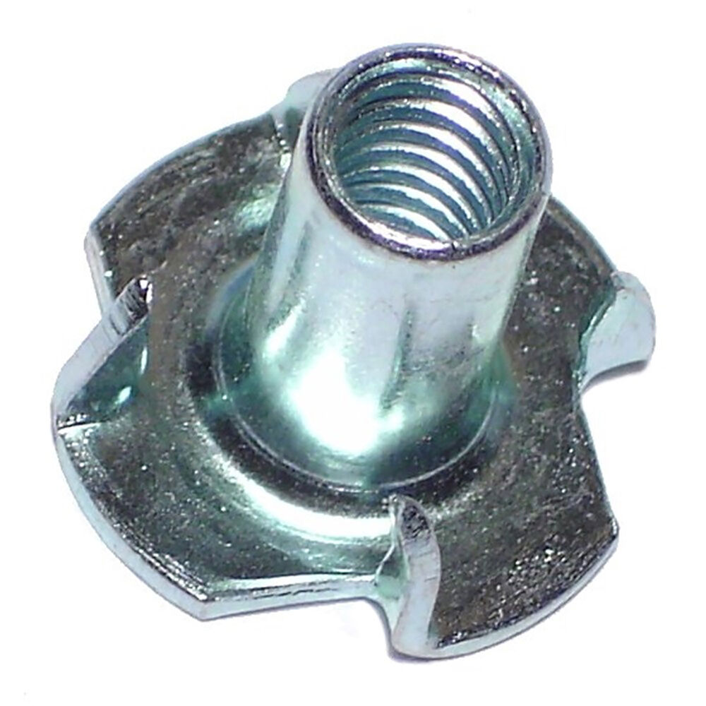 image of 1/4-Inch-20 x 9/16-Inch Zinc 3-Prong Tee Nut - 1 Count