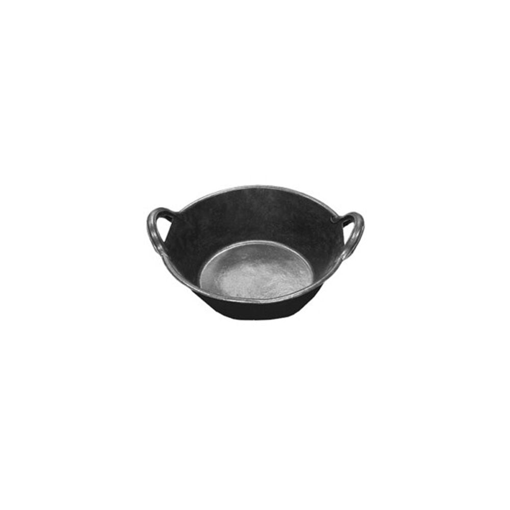 image of Little Giant Feed Pan with Handles, Rubber, 3 gallon