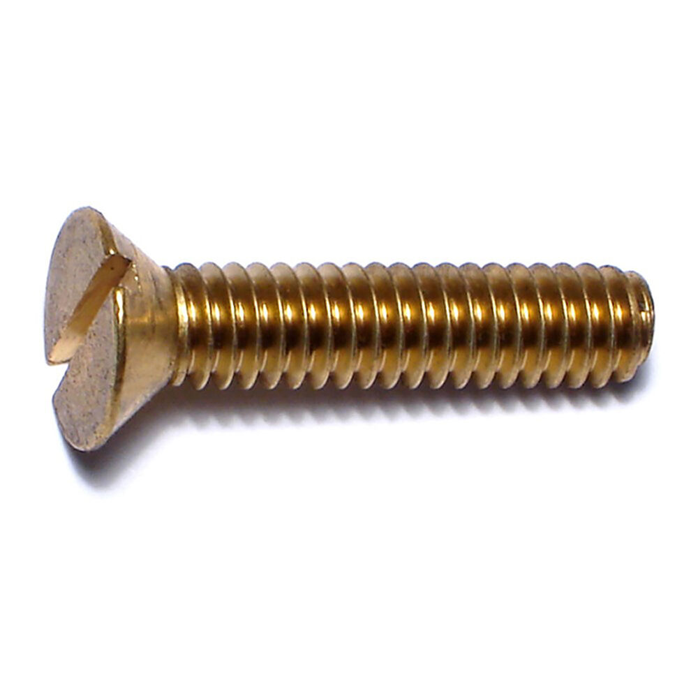 image of 12-24 X 1 Slotted Round Machine Screw 80695