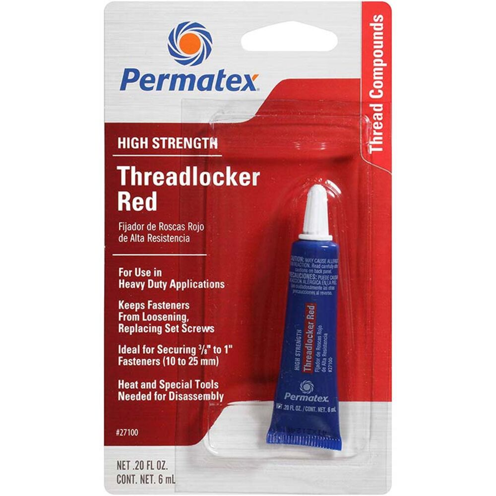 image of High Strength Threadlocker Red Formula, 6 mL